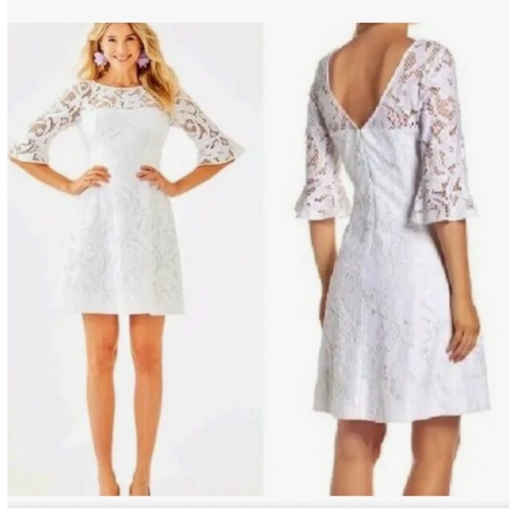 Lilly Pulitzer Size 2 White Allyson Dress NWT